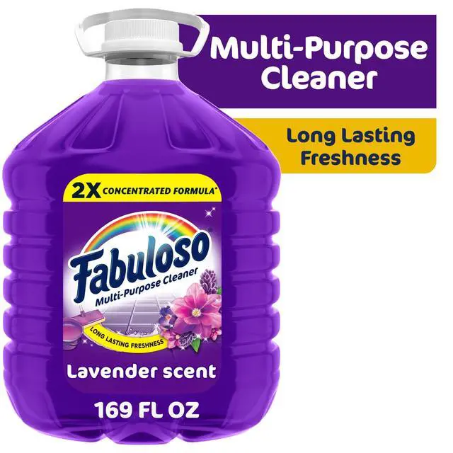 Alt view image 5 of 6 - Fabuloso 2X Multi-Purpose Cleaner, No Rinse Floor Cleaner, Lavender Scent, 169 fl oz