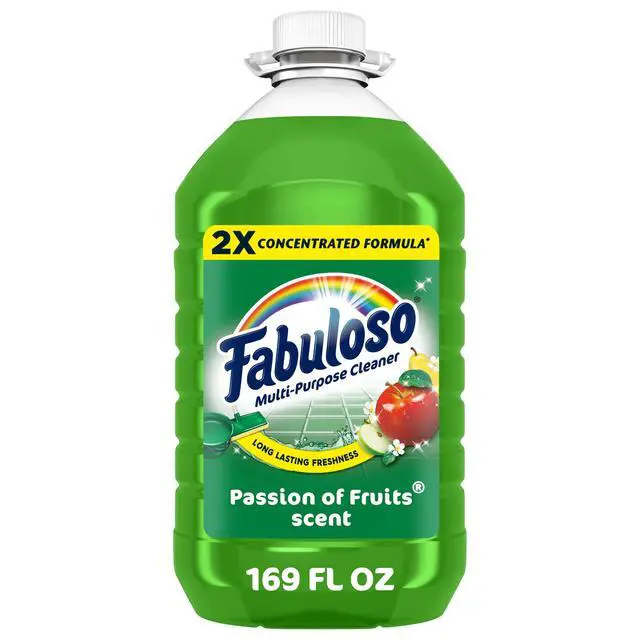 Alt view image 4 of 7 - Fabuloso 2X Multi-Purpose Cleaner, No Rinse Floor Cleaner, Passion of Fruits Scent, 169 fl oz