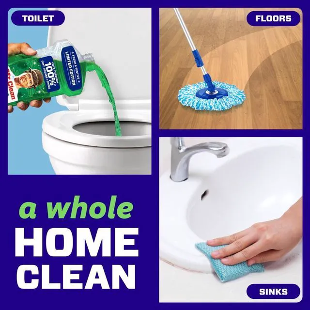 Alt view image 3 of 7 - Mr. Clean All Purpose Cleaner, Floor Cleaner, Mop Soap, Cleaning Liquid, Fresh Pine, 41oz