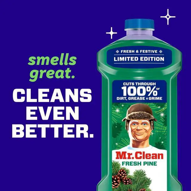 Alt view image 5 of 7 - Mr. Clean All Purpose Cleaner, Floor Cleaner, Mop Soap, Cleaning Liquid, Fresh Pine, 41oz