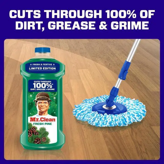 Alt view image 6 of 7 - Mr. Clean All Purpose Cleaner, Floor Cleaner, Mop Soap, Cleaning Liquid, Fresh Pine, 41oz