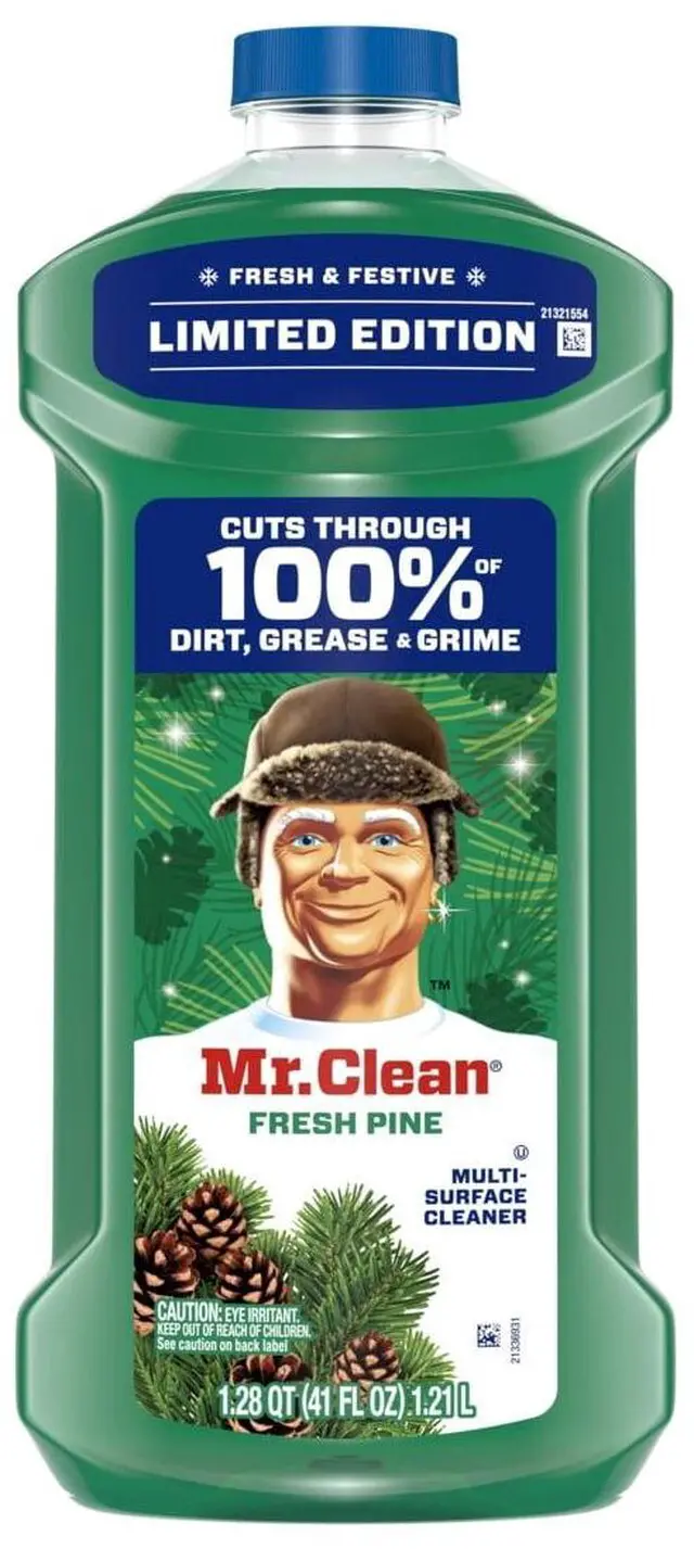 Alt view image 7 of 7 - Mr. Clean All Purpose Cleaner, Floor Cleaner, Mop Soap, Cleaning Liquid, Fresh Pine, 41oz