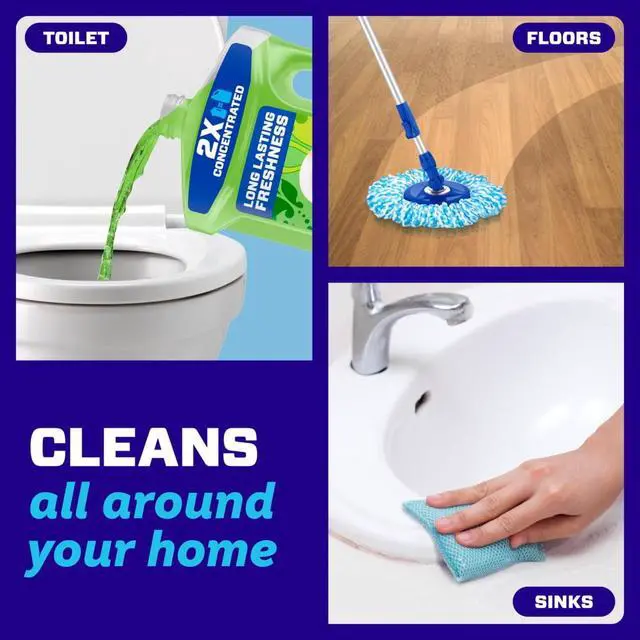 Alt view image 5 of 6 - Mr. Clean All Purpose Cleaner, Floor Cleaner for Mopping, Cleaning Liquid, Gain, 64oz