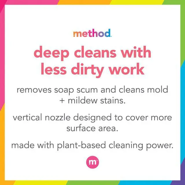 Alt view image 4 of 6 - Method Eucalyptus Mint Foaming Bathroom Cleaner, 28 Fl Oz