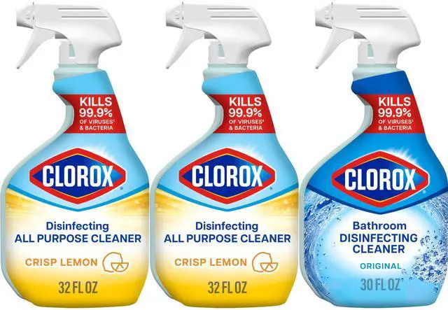 Main image of Clorox Disinfecting All-Purpose Cleaner and Bathroom Cleaner, Bleach Free, 32 fl oz