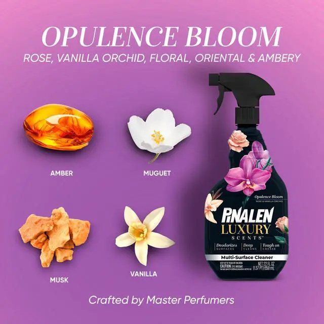 Alt view image 5 of 5 - PINALEN Luxury Multipurpose Cleaning Spray, Opulence Bloom, 22 Fl Oz