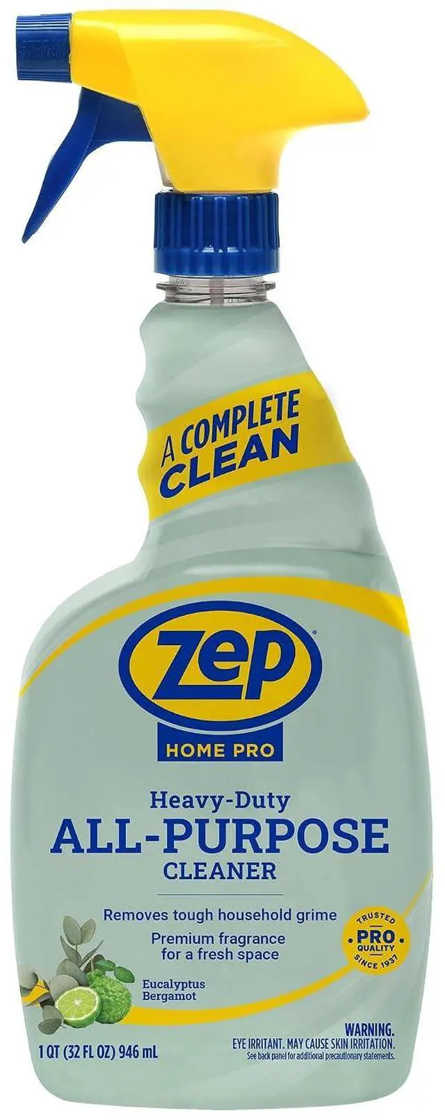 Main image of Zep Home Pro Heavy-Duty All-Purpose Cleaner, 32oz, 1-Pack, R61506, Eucalyptus Bergamot Scent