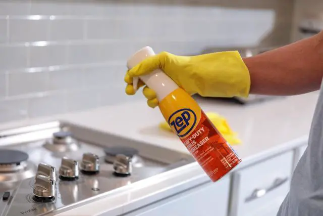 Alt view image 5 of 7 - Zep Heavy Duty Citrus Degreaser and Cleaner Mist, 16fl oz, ZUCIT20 - Removes Oil, Grease, Adhesive & Kitchen Soil in Hard-to-Reach Areas