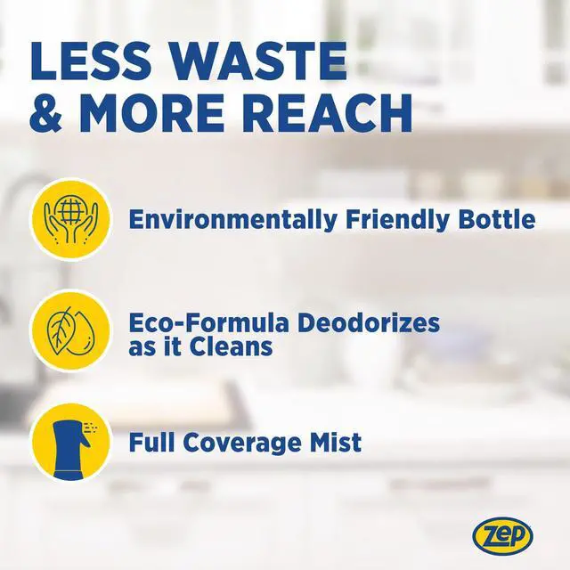 Alt view image 3 of 7 - Zep Heavy Duty Citrus Degreaser and Cleaner Mist, 16fl oz, ZUCIT20 - Removes Oil, Grease, Adhesive & Kitchen Soil in Hard-to-Reach Areas