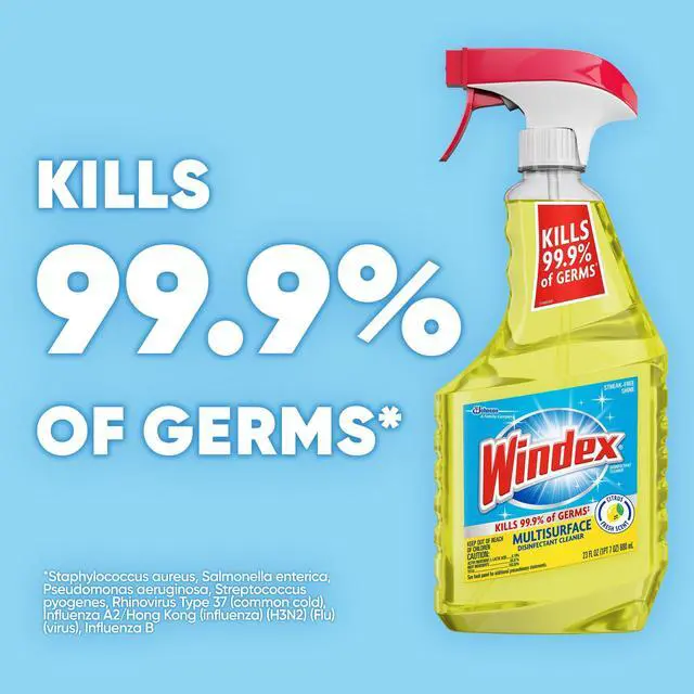 Alt view image 6 of 6 - Windex Multipurpose Disinfectant Cleaner Spray Bottle, 23oz