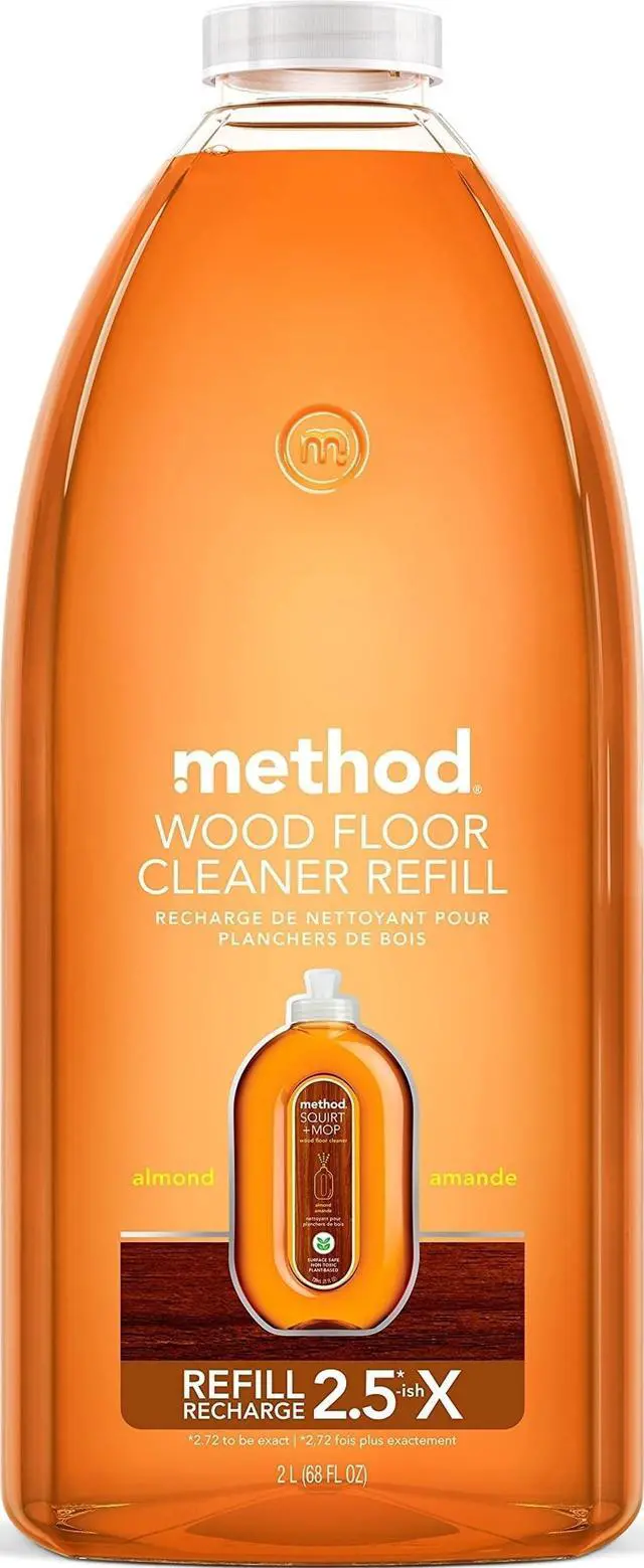 Main image of Method Squirt + Mop Hardwood Floor Cleaner Refill, Almond, 68Ounce
