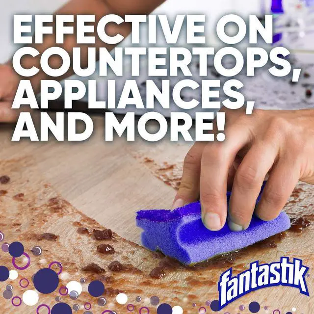Alt view image 3 of 7 - Fantastik All Purpose Cleaner With Bleach, 32 oz, Removes Grease & Mold