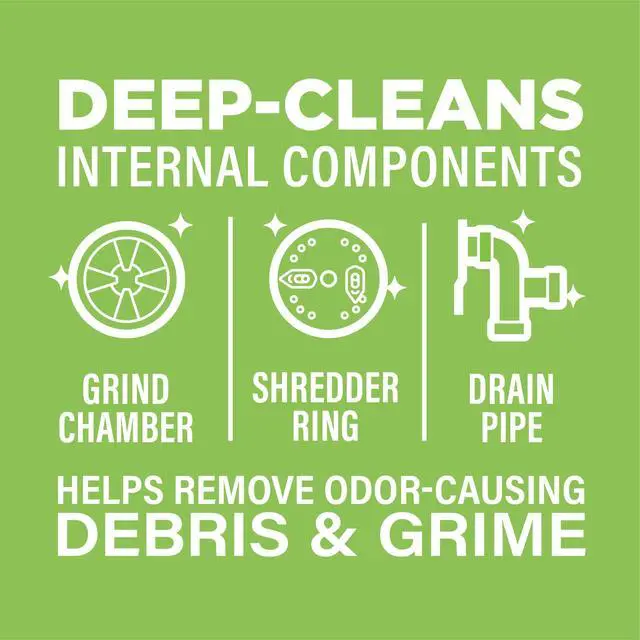 Alt view image 2 of 5 - Affresh Garbage Disposal Cleaner 6 Tablets, 6 Month Supply, Helps Power Away Odor-Causing Bacteria, Debris & Grime in Grind Chamber, Impeller & Drain Pipe