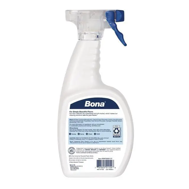 Alt view image 6 of 6 - 32fl oz Bona Hardwood Floor Cleaner Spray