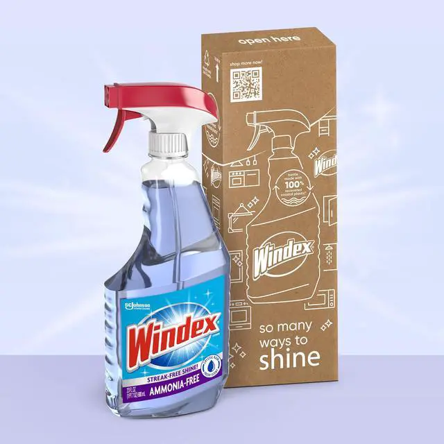 Alt view image 4 of 6 - Windex Ammonia Free Glass and Window Cleaner Spray, 23 oz