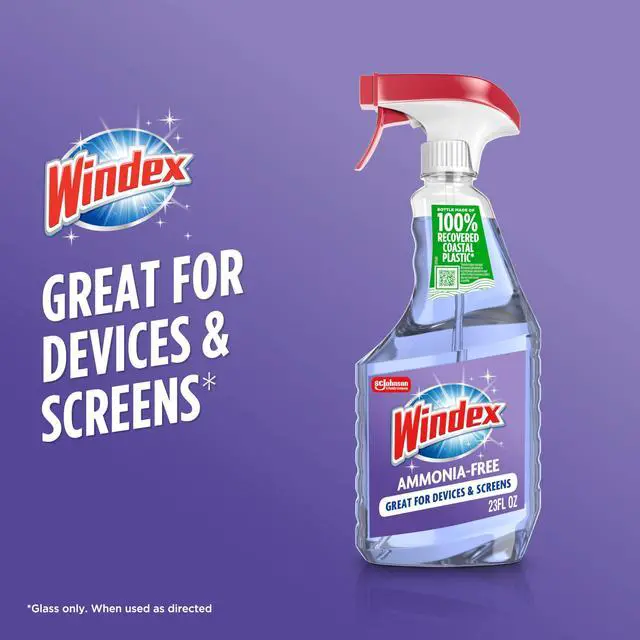 Alt view image 2 of 6 - Windex Ammonia Free Glass and Window Cleaner Spray, 23 oz