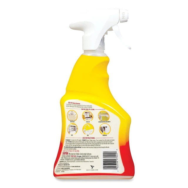 Alt view image 4 of 5 - Easy Off Specialty Kitchen Degreaser Cleaner, Lemon, 16 Fl Oz