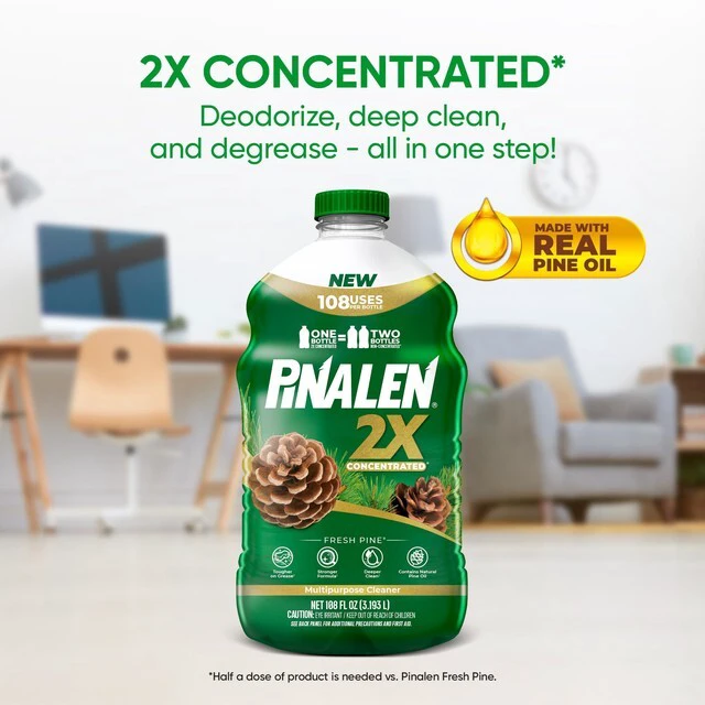 Alt view image 4 of 6 - PINALEN 2X Max Aromas Multipurpose Cleaner, Fresh Pine Scent, 108 fl oz