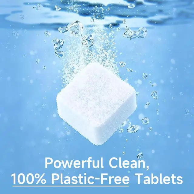 Alt view image 3 of 7 - 100% Plastic-Free Dishwasher Tablets, Free & Clear, 32 Count