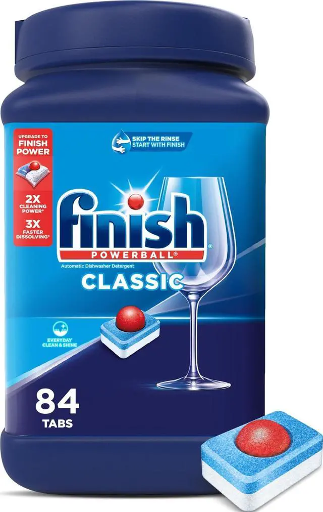 Main image of Finish Powerball Dishwasher Pods Wrapper Free Dish Detergent 84ct