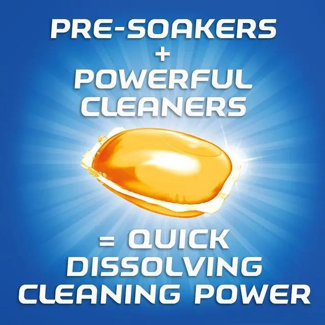 Alt view image 3 of 5 - Finish Gelpacs Dishwasher Pods, Orange Scent, 32 Count