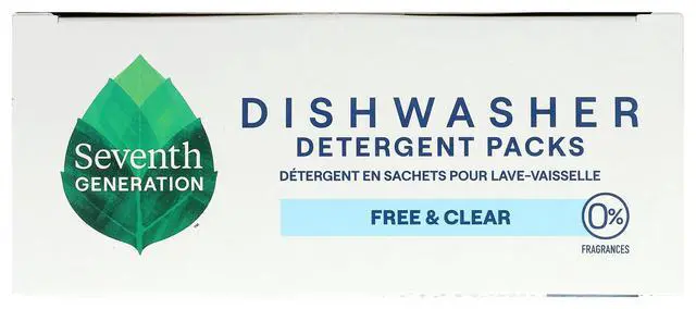 Alt view image 4 of 6 - Seventh Generation Free & Clear Dishwasher Detergent Packs, 45 Count