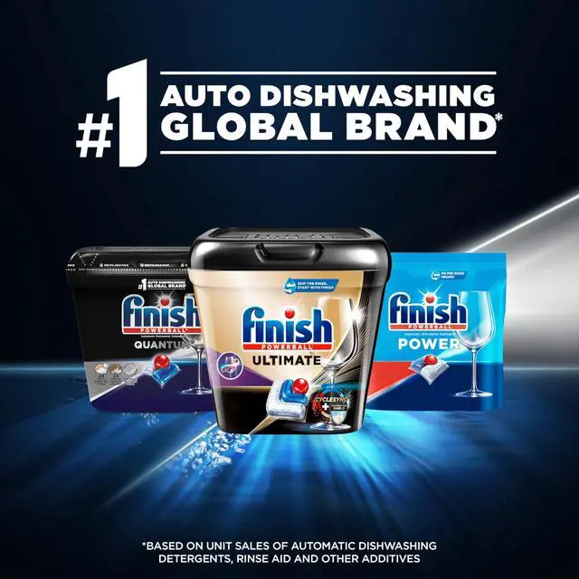 Alt view image 6 of 7 - Finish Quantum Dishwasher Pods 22 Count, No Pre-Rinse Dishwasher Detergent Removes 24HR Dried-On Stain and Grease, Virtually Spotless Shine