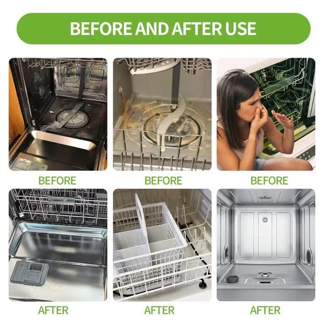 Alt view image 2 of 7 - NATRUTH 30 Pack Dishwasher Cleaner Tablets Individually Wrapped, Deep Cleaning, Removes Grease & Limescale, Compatible with All DishWashing Machines