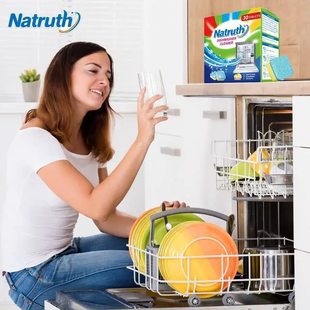 Alt view image 7 of 7 - NATRUTH 30 Pack Dishwasher Cleaner Tablets Individually Wrapped, Deep Cleaning, Removes Grease & Limescale, Compatible with All DishWashing Machines