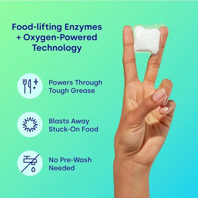 Alt view image 6 of 6 - Dropps UltraWash Dishwasher Detergent Pods, Lemon Citrus, 32 Count