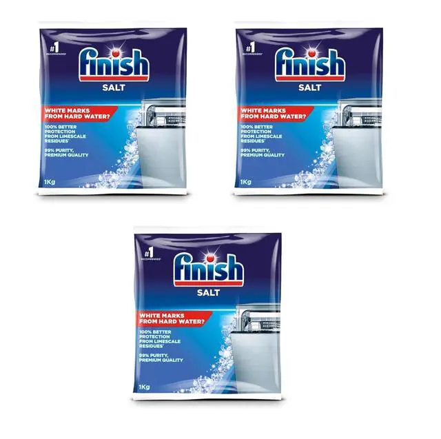 Alt view image 5 of 6 - Finish Dishwasher Salt 1kg (Pack of 1)