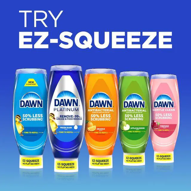 Alt view image 4 of 7 - Dawn Gentle Clean EZ-Squeeze Dish Soap, Pomegranate and Rose Water Scent, 24.3fl oz