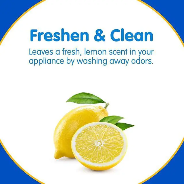 Alt view image 2 of 6 - Plink Washer and Dishwasher Cleaner and Freshener, 2 Packs of 4 Tablets, Fresh Lemon Scent, Prevents Residue, Removes Odors, Septic-Friendly
