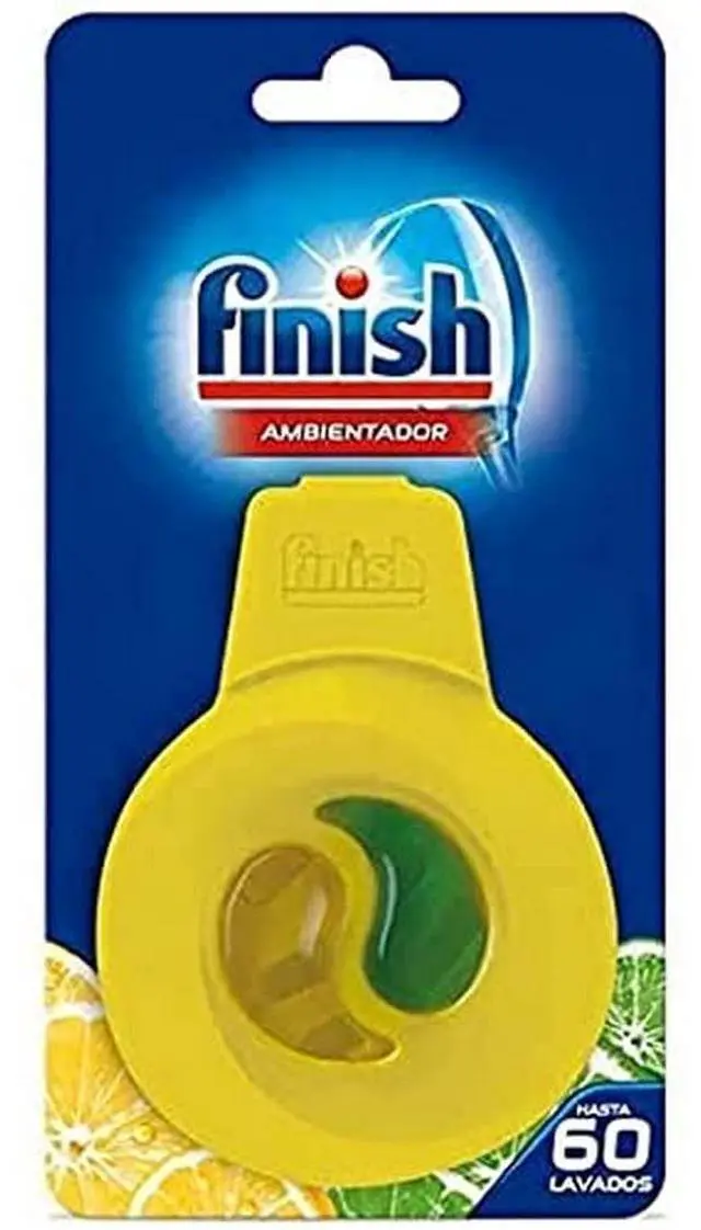 Main image of Finish Dishwasher Air Freshener with Anti-Odor Technology, Lime-Lemon Scent, 60 Washes