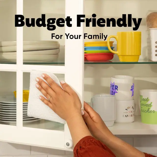 Alt view image 5 of 7 - Bounty Essentials Select-A-Size Paper Towels, 6 Double Rolls, 108 Sheets Per Roll, White
