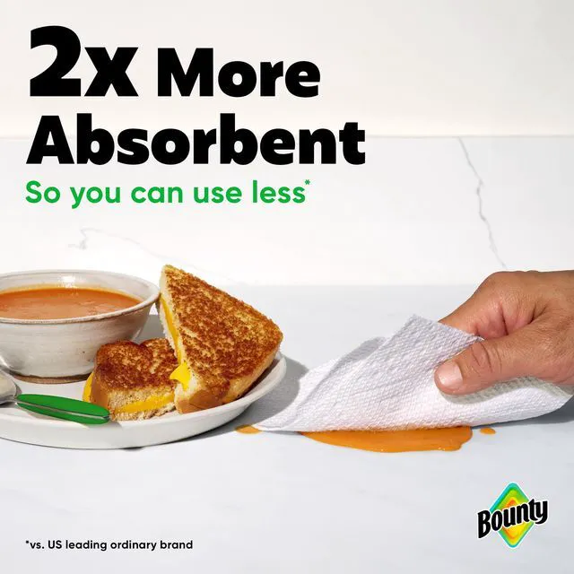 Alt view image 4 of 7 - Bounty Select-A-Size Paper Towels Prints, 2 Triple Rolls = 6 Regular Rolls