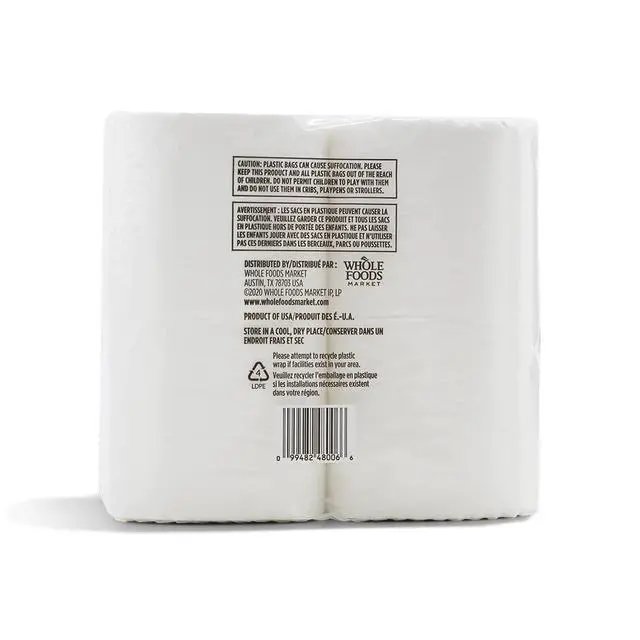 Alt view image 2 of 6 - 365 by Whole Foods Market Sustainably Soft Bath Tissue, Hypoallergenic, 286 Sheets per Roll, 12 Count