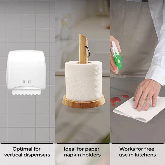 Alt view image 5 of 6 - Restaurantware Professional Paper Towel Roll, White