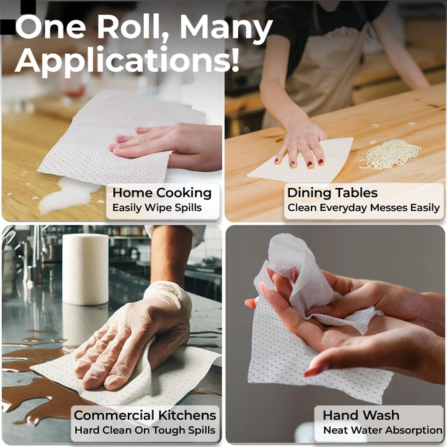 Alt view image 3 of 6 - Restaurantware Professional Paper Towel Roll, White