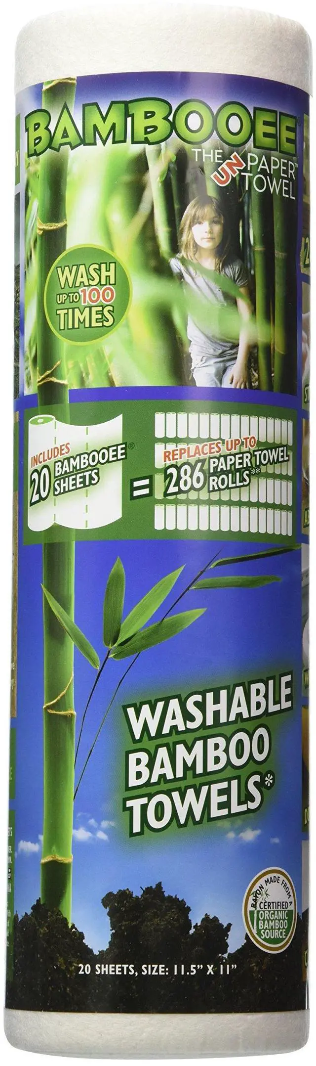 Main image of Bambooee Reusable Bamboo Towel - Single Roll, 20 Sheets