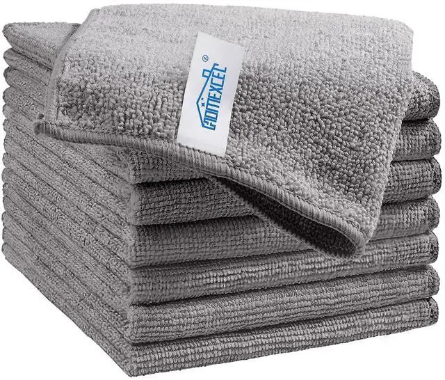 Main image of HOMEXCEL 8PK Microfiber Cleaning Cloth 11.5x11.5in for Home