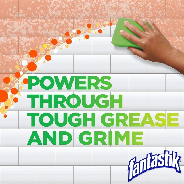 Alt view image 4 of 6 - Fantastik All Purpose Cleaner Spray, Kitchen Degreaser, 32 oz, Fresh Scent