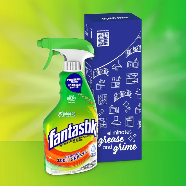 Alt view image 2 of 6 - Fantastik All Purpose Cleaner Spray, Kitchen Degreaser, 32 oz, Fresh Scent
