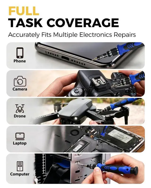 Alt view image 3 of 6 - 140-IN-1 PC Building Tool Kit for Repair and Assembly