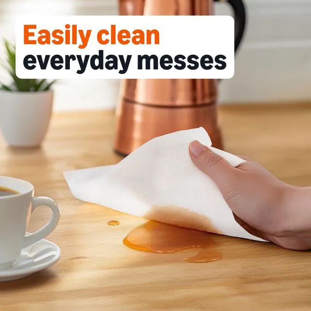 Alt view image 6 of 6 - Amazon Basics 2-Ply Flex-Sheets Paper Towels, 2-Pack (150 Sheets per Roll), Equivalent to 6 Regular Rolls