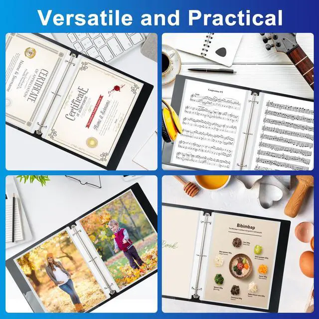 Alt view image 4 of 7 - 65 Pack Clear Sheet Protectors, 8.5 x 11 Inch