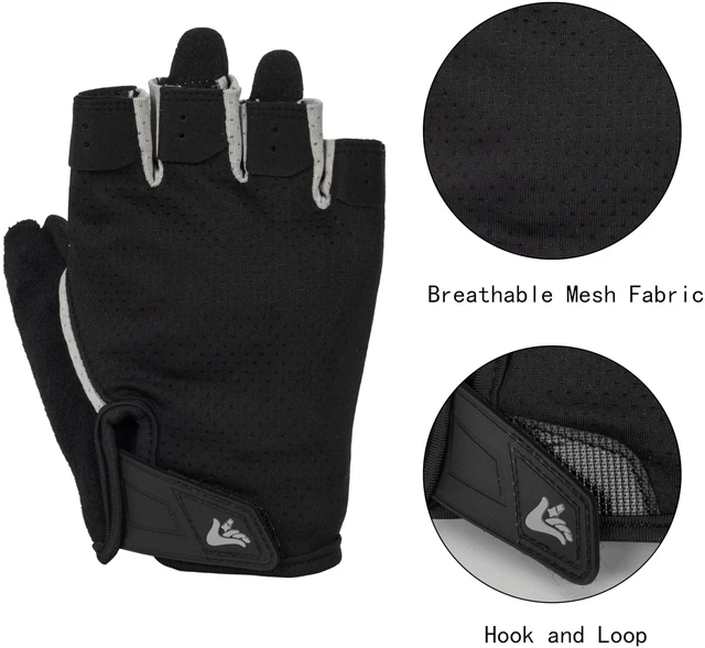 Alt view image 4 of 6 - Anti-Slip Breathable Weight Lifting Gloves for Men Women, Gym Exercise, Cycling, Fitness Training