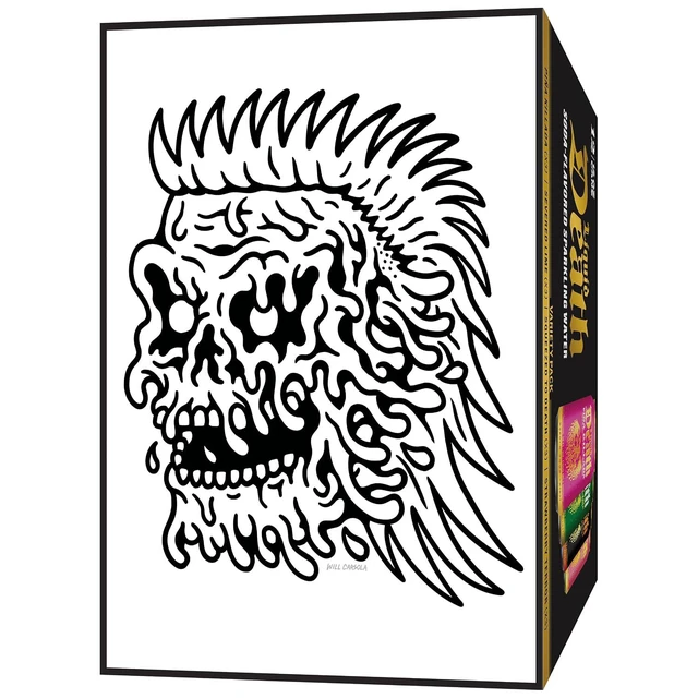 Alt view image 4 of 5 - Liquid Death Soda-Flavored Sparkling Water, 4 Flavors (Lime, Orange, Strawberry, Pia Killada), 12 Fl Oz, Pack of 12