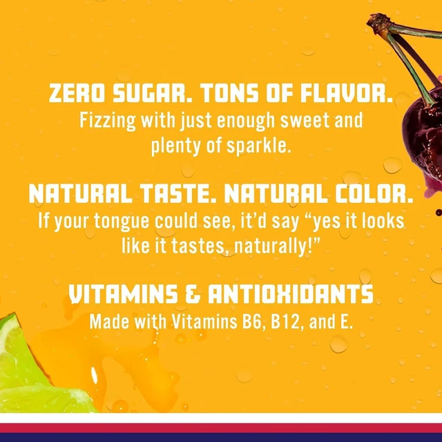 Alt view image 3 of 6 - Sparkling Ice Cherry Limeade Sparkling Water Zero Sugar with Vitamins and Antioxidants Low Calorie Beverage 17 fl oz Bottles (Pack of 12)