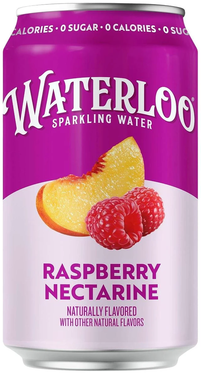 Alt view image 3 of 6 - Waterloo Sparkling Water, Raspberry Nectarine, 12 Fl Oz Cans (Pack of 12)